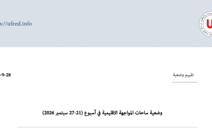 تقييم وضعية: وضعية ساحات المواجهة الاقليمية في أسبوع (21-27 سبتمبر 2026)